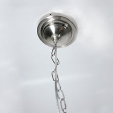Wallace Metal & Glass 5 Light Chandelier